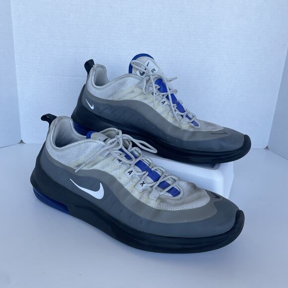 Nike Air Max Axis AA2146-016 Men's Running Shoes Gray/Hyper Blue, Size US 12 - Picture 1 of 11